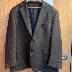 Lauren brown herringbone sport coat, men’s XL